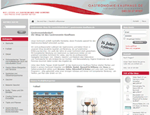 Tablet Screenshot of gastronomie-kaufhaus.de